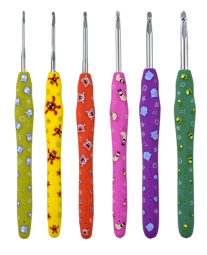 Soft Amigurumi Monster Crochet Hooks